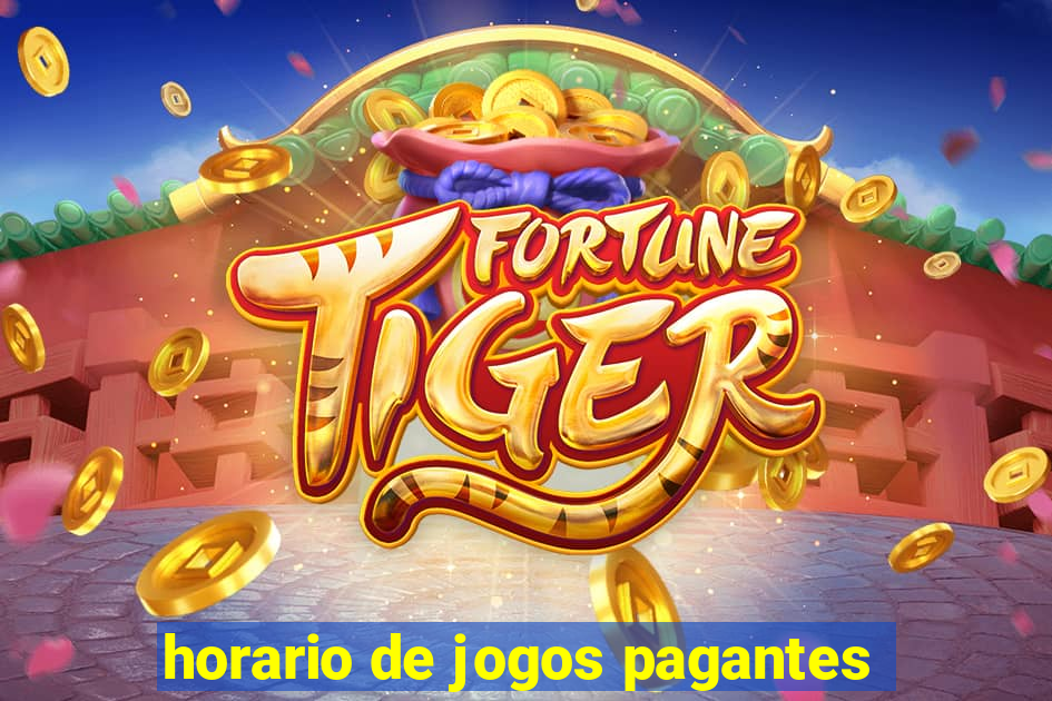 horario de jogos pagantes